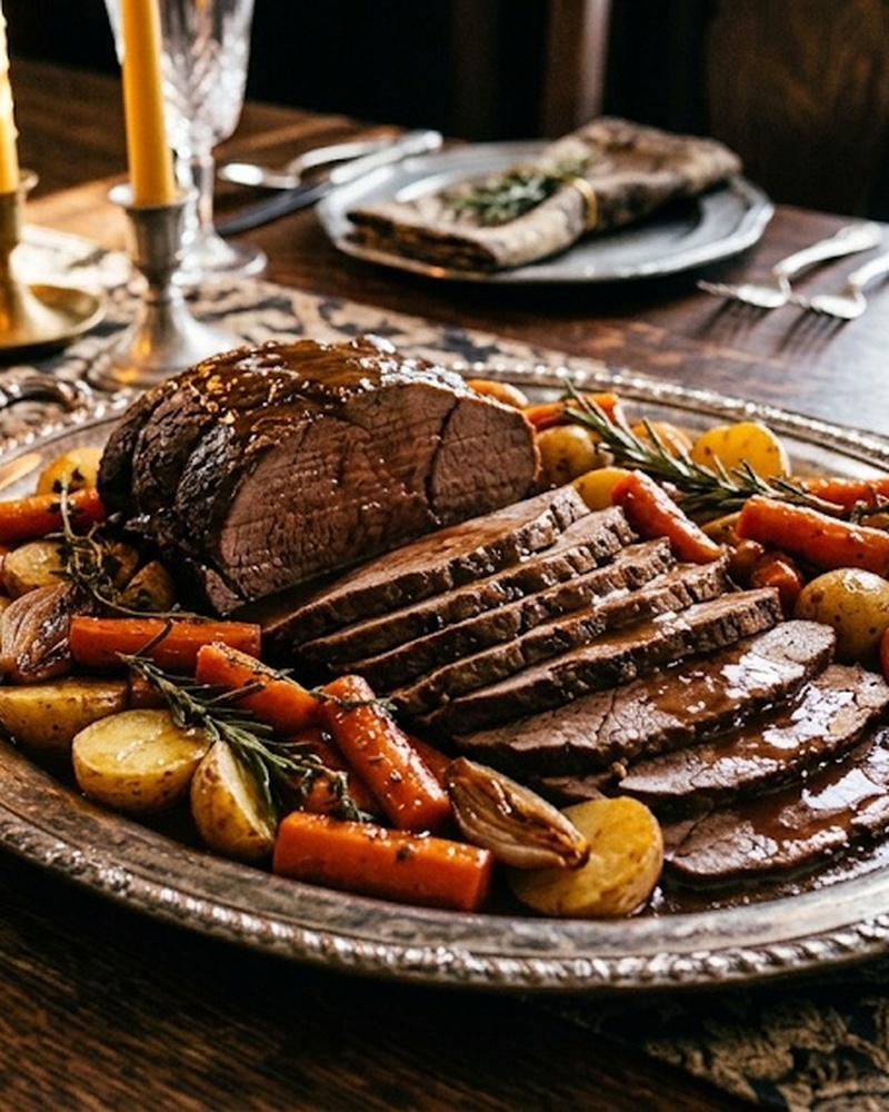 Braised Bottom Round Roast